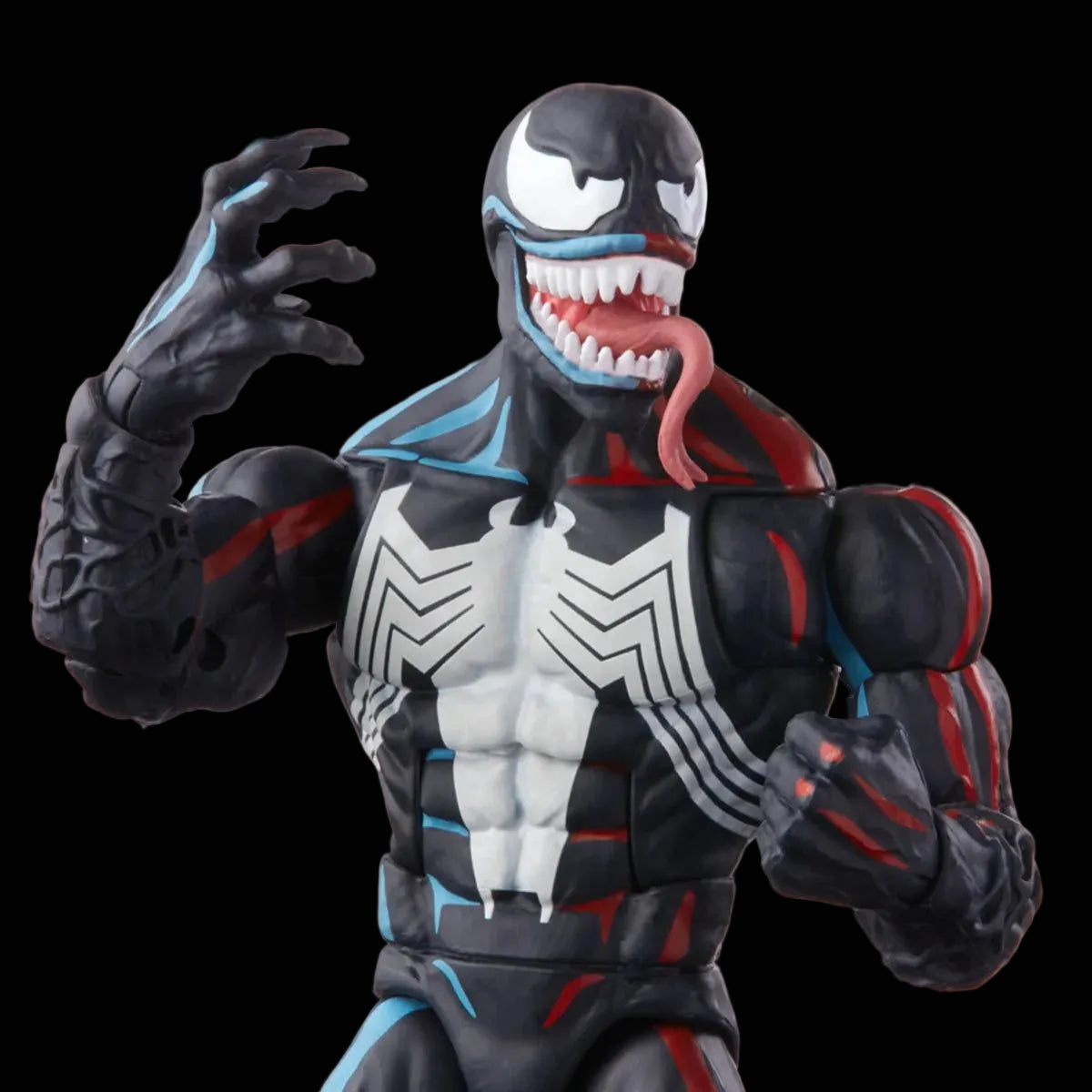 Venom action figure with a white background