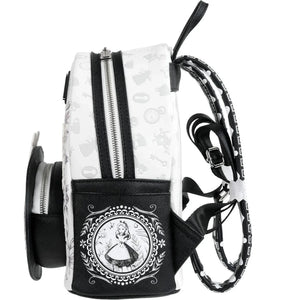 Loungefly Disney Alice in Wonderland Sketch Mini-Backpack Side