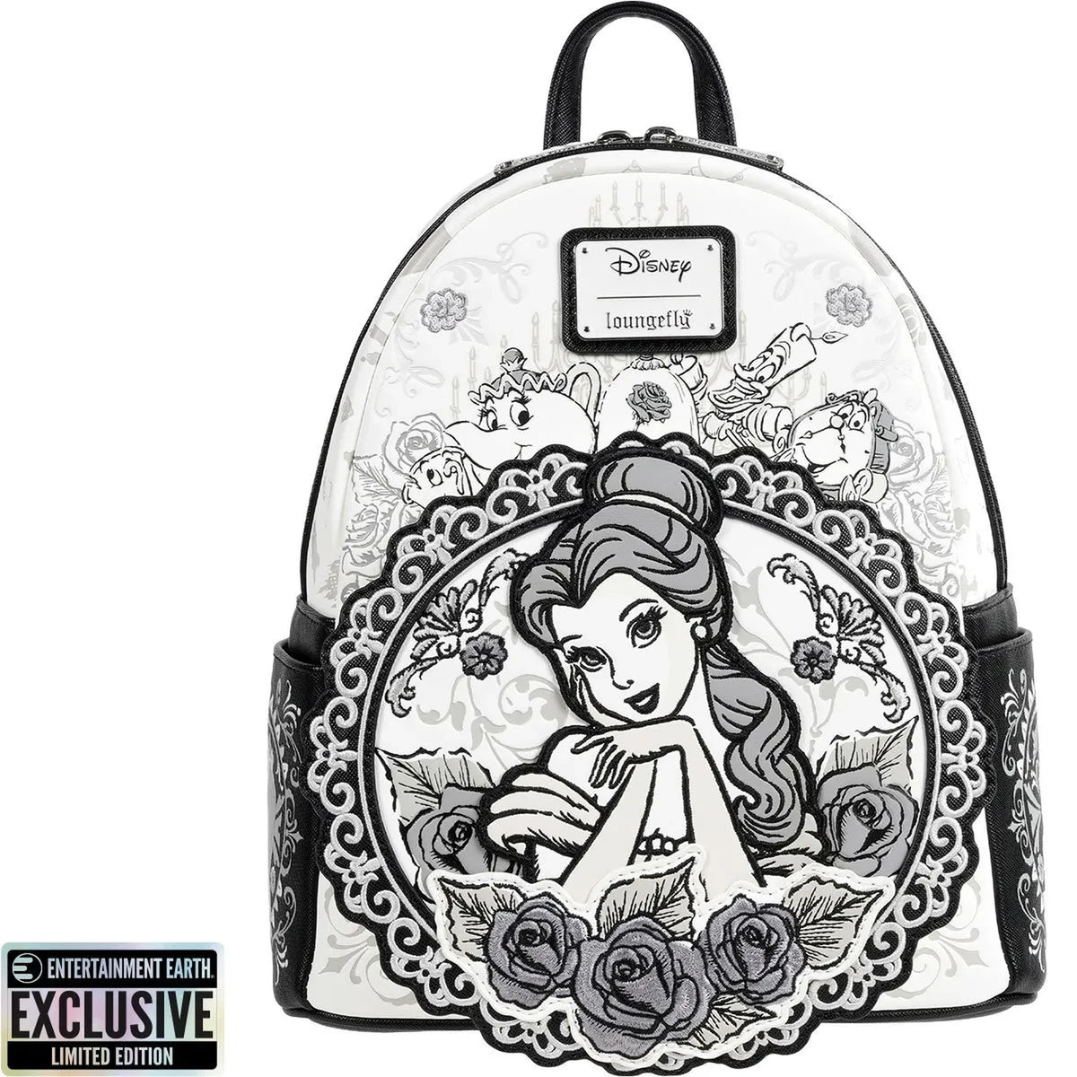 Loungefly Disney Beauty and the Beast Belle Sketch Mini-Backpack Front