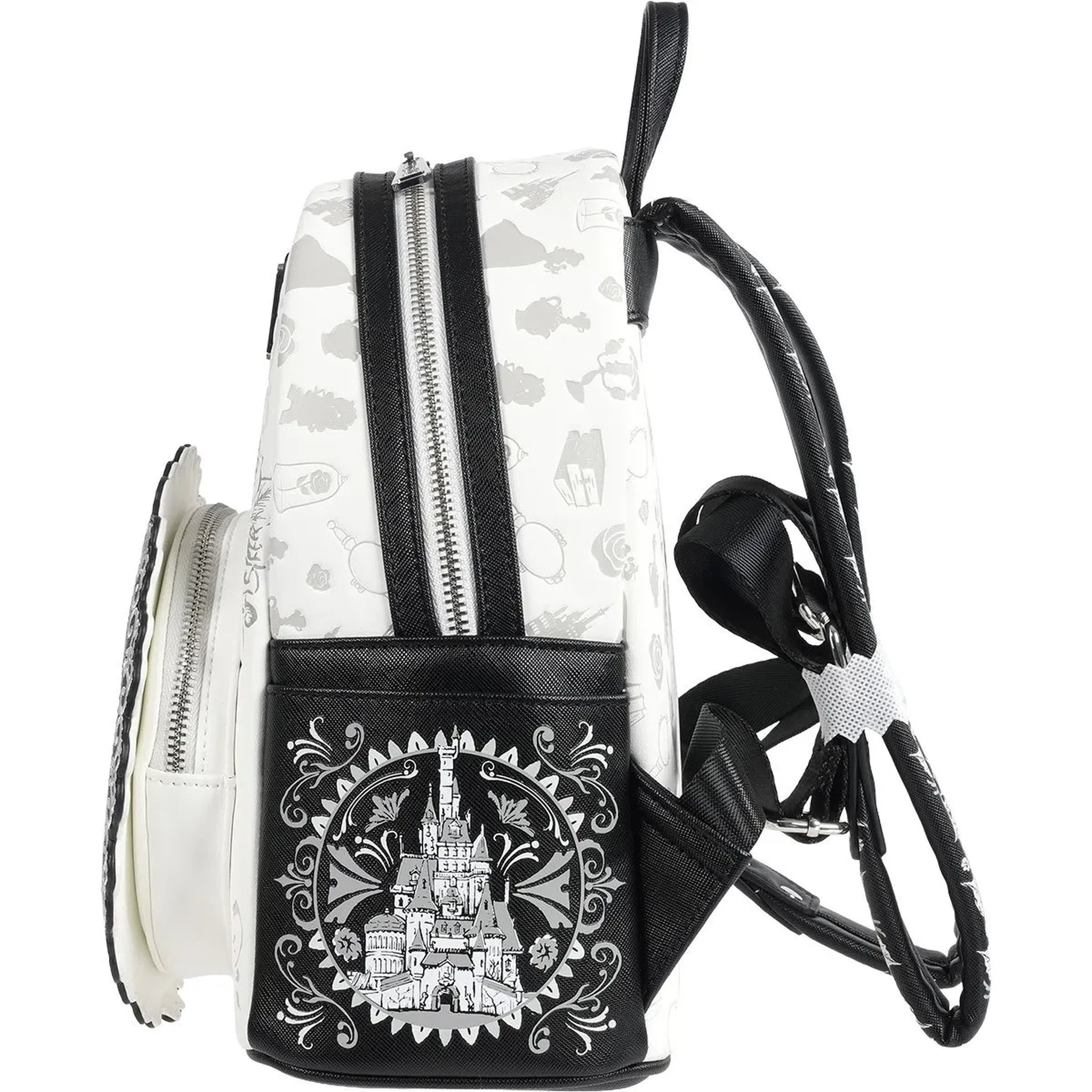 Loungefly Disney Beauty and the Beast Belle Sketch Mini-Backpack Side