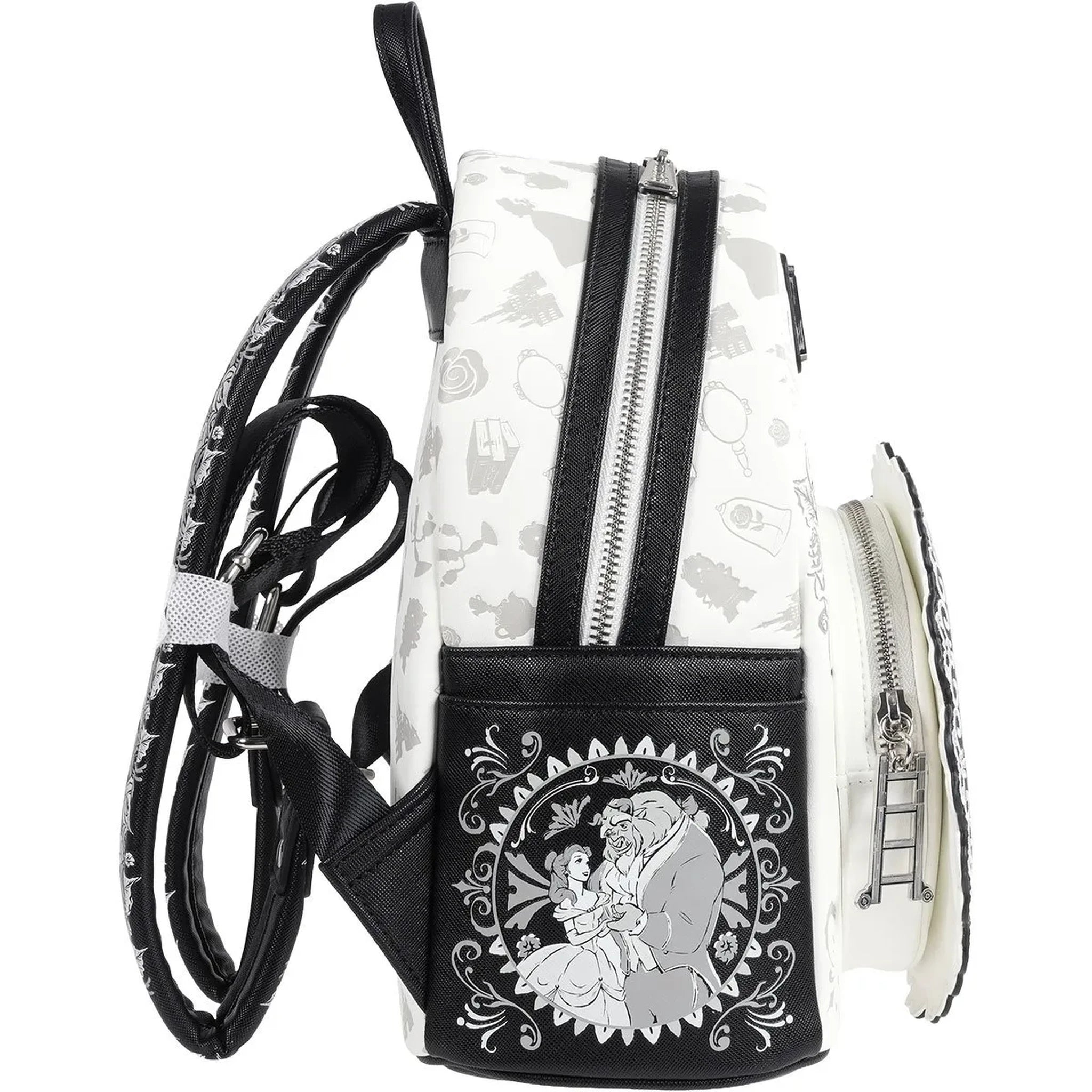 Loungefly Disney Beauty and the Beast Belle Sketch Mini-Backpack Side