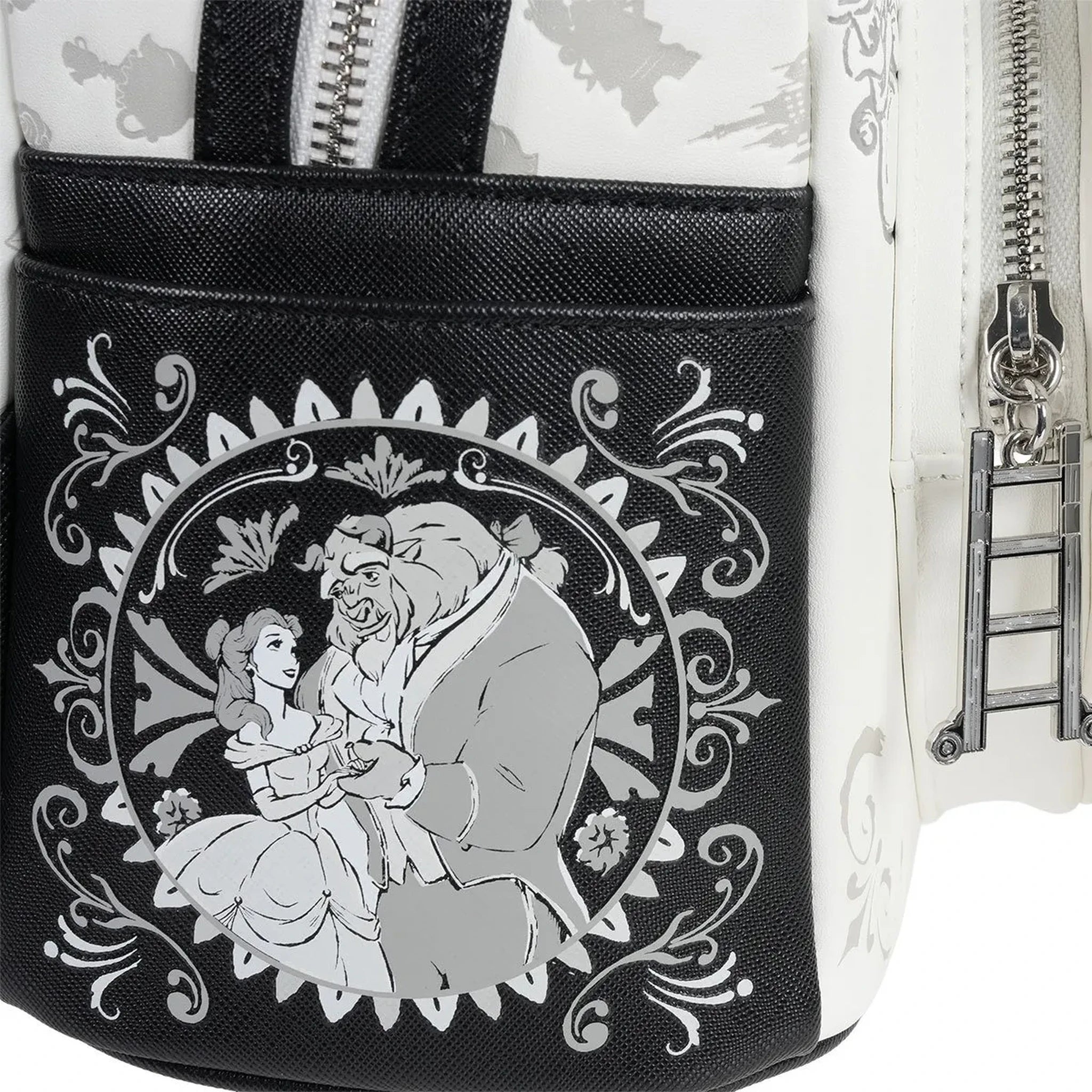 Loungefly Disney Beauty and the Beast Belle Sketch Mini-Backpack Detail