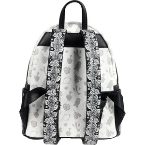 Loungefly Disney Beauty and the Beast Belle Sketch Mini-Backpack Back