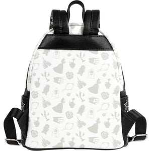 Loungefly Disney Beauty and the Beast Belle Sketch Mini-Backpack Back