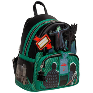 Loungefly Beetlejuice Graveyard Glow-in-the-Dark Mini-Backpack Side