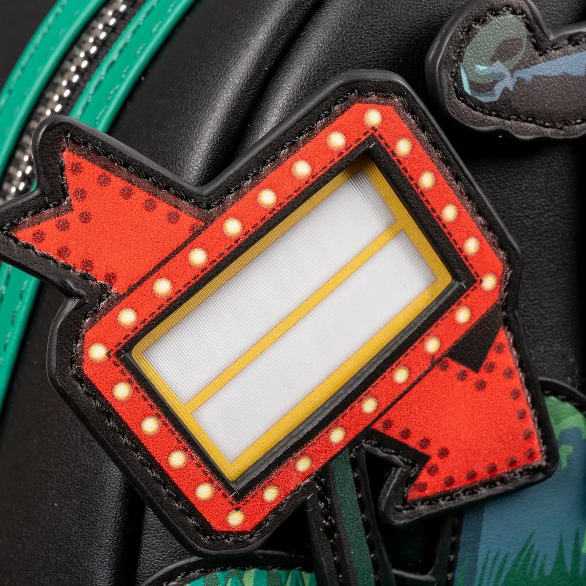 Loungefly Beetlejuice Graveyard Glow-in-the-Dark Mini-Backpack Detail