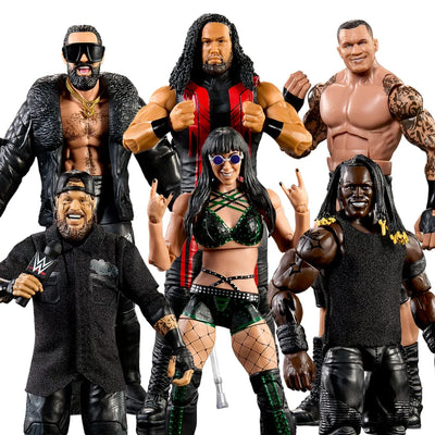 WWE Elite Collection Series 128 Action Figure Bundle of 6
