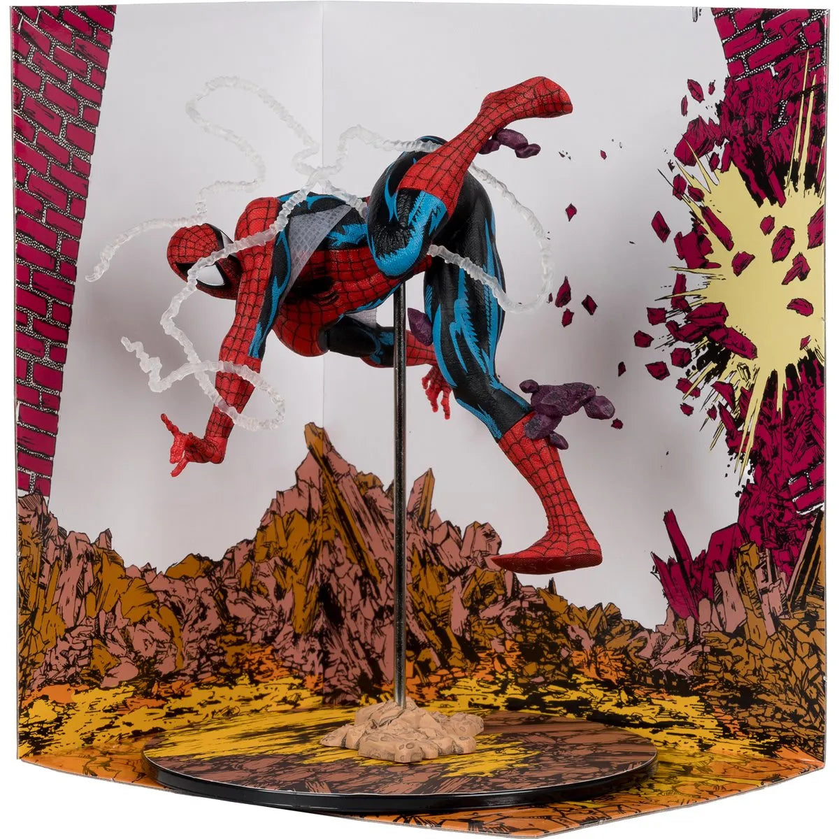 Marvel Wave 7 Spider-Man Amazing Spider-Man #318 1:10 Scale Posed Figure with Scene