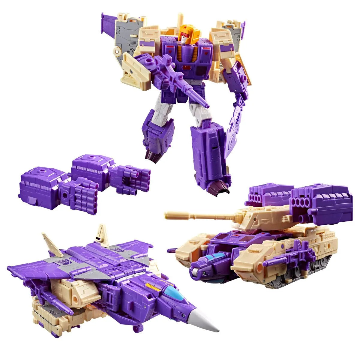 Transformers Studio 86 Series Leader Class The Transformers: The Movie Blitzwing Action Figure [Pre-Order]