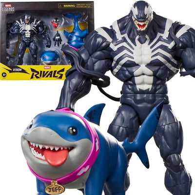 Marvel Legends Series Marvel Rivals Venom & Jeff the Land Shark 6-Inch Action Figures 2-Pack [Pre-Order]