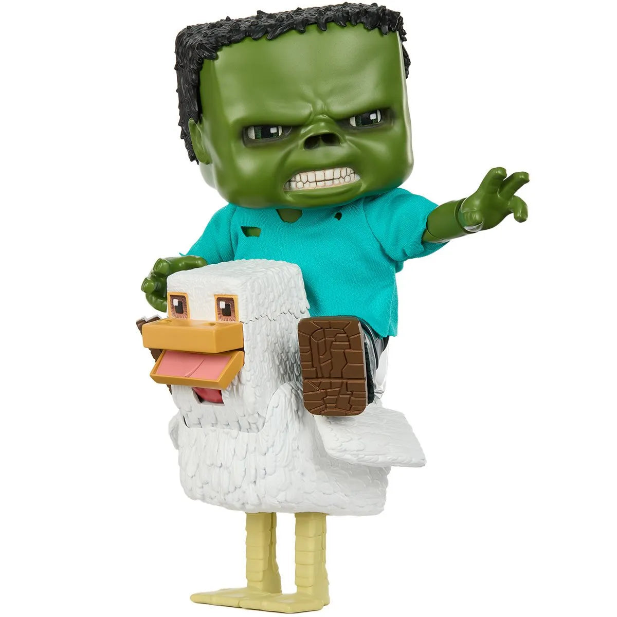 A Minecraft Movie Chicken Jockey Large Scale Action Figure