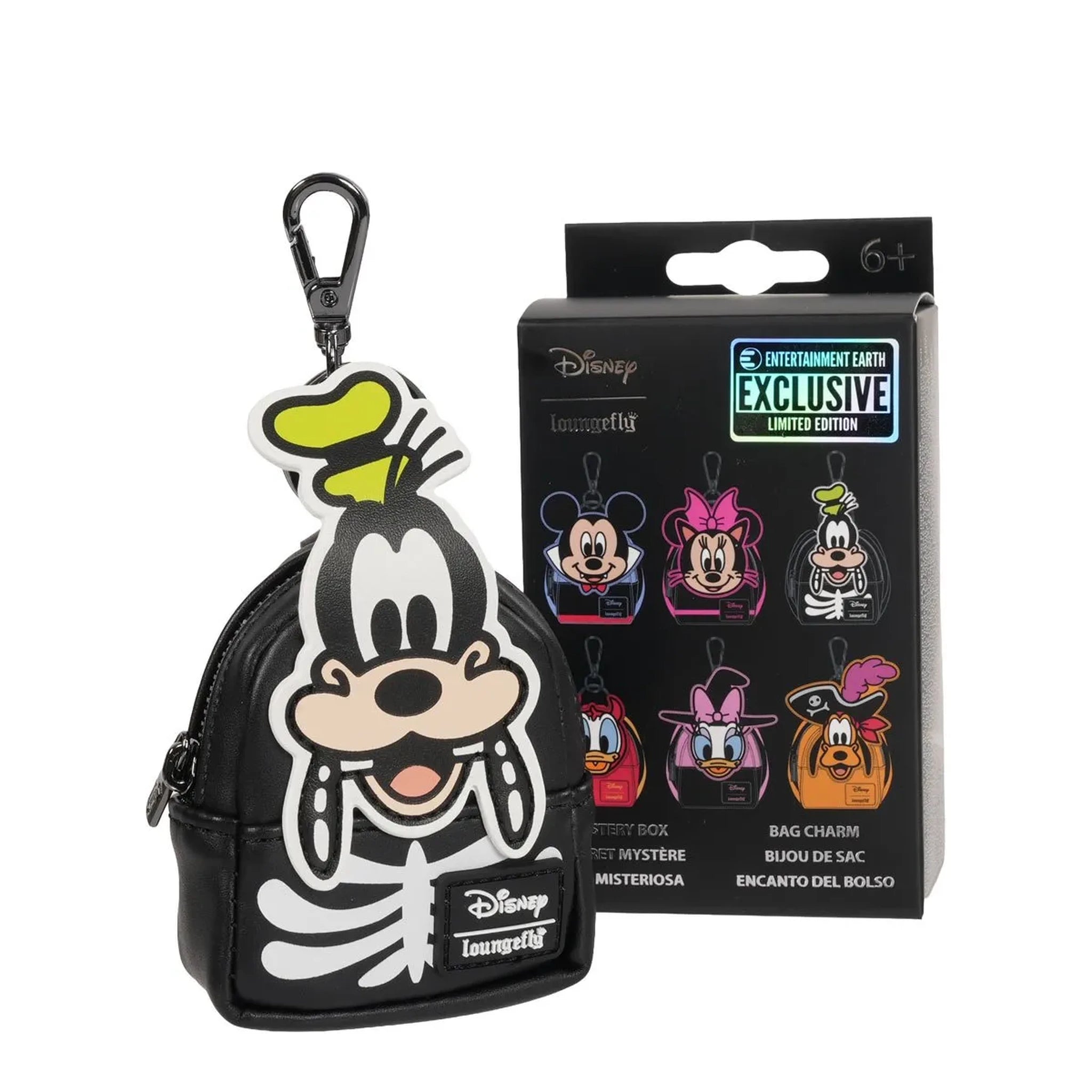 Loungefly Mickey and Friends Halloween Mystery Box Bag Charm - Entertainment Earth Exclusive Box