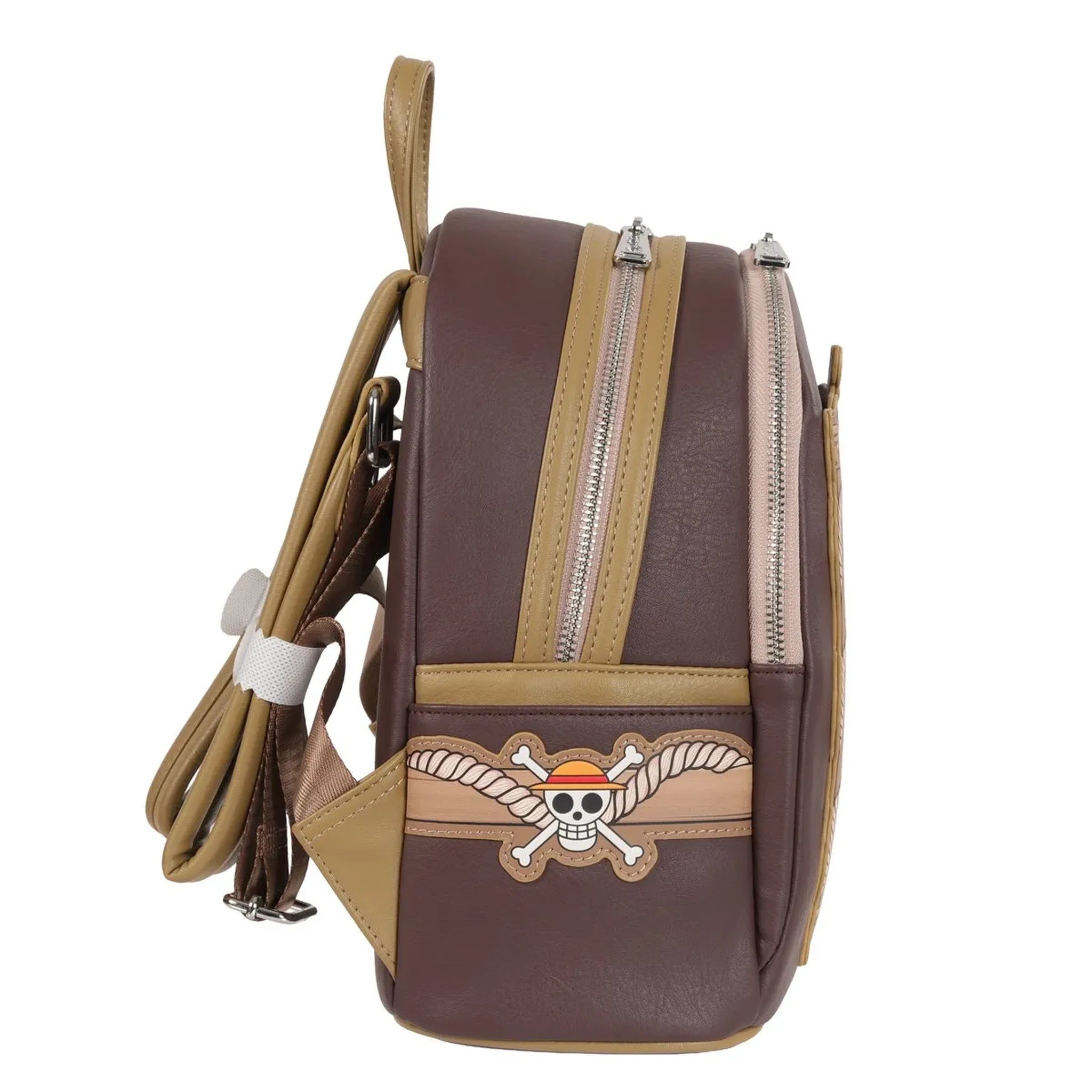 Loungefly One Piece Wanted Monkey D. Luffy Mini-Backpack - Entertainment Earth Exclusive Side