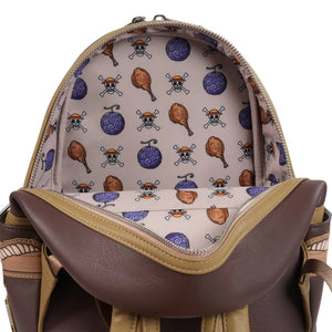 Loungefly One Piece Wanted Monkey D. Luffy Mini-Backpack - Entertainment Earth Exclusive Detail