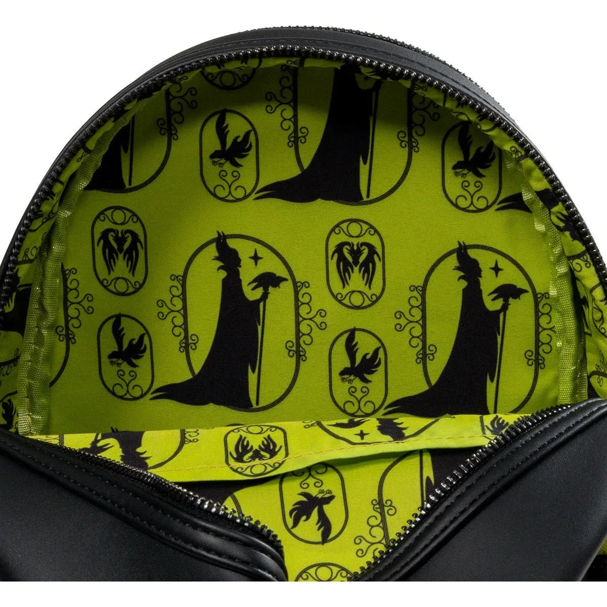 Loungefly Disney Maleficent Stained Glass Mini-Backpack - Exclusive Detail