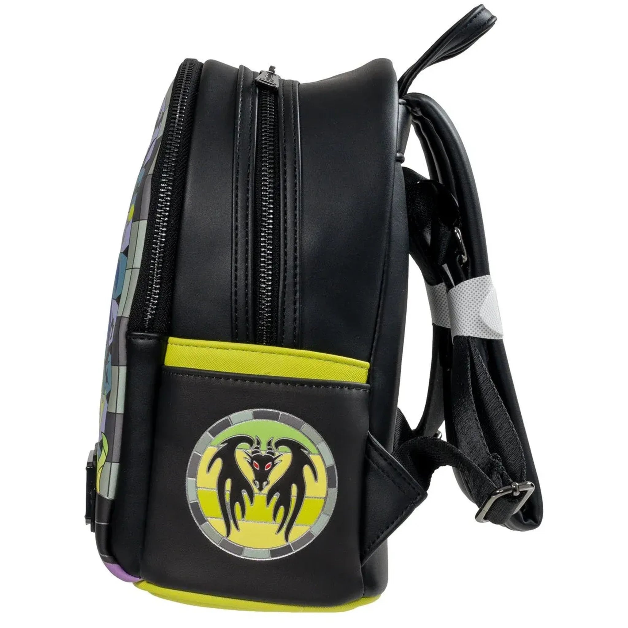 Loungefly Disney Maleficent Stained Glass Mini-Backpack - Exclusive Side
