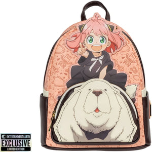 Loungefly Spy x Family Anya and Bond Mini-Backpack - Entertainment Earth Exclusive Front