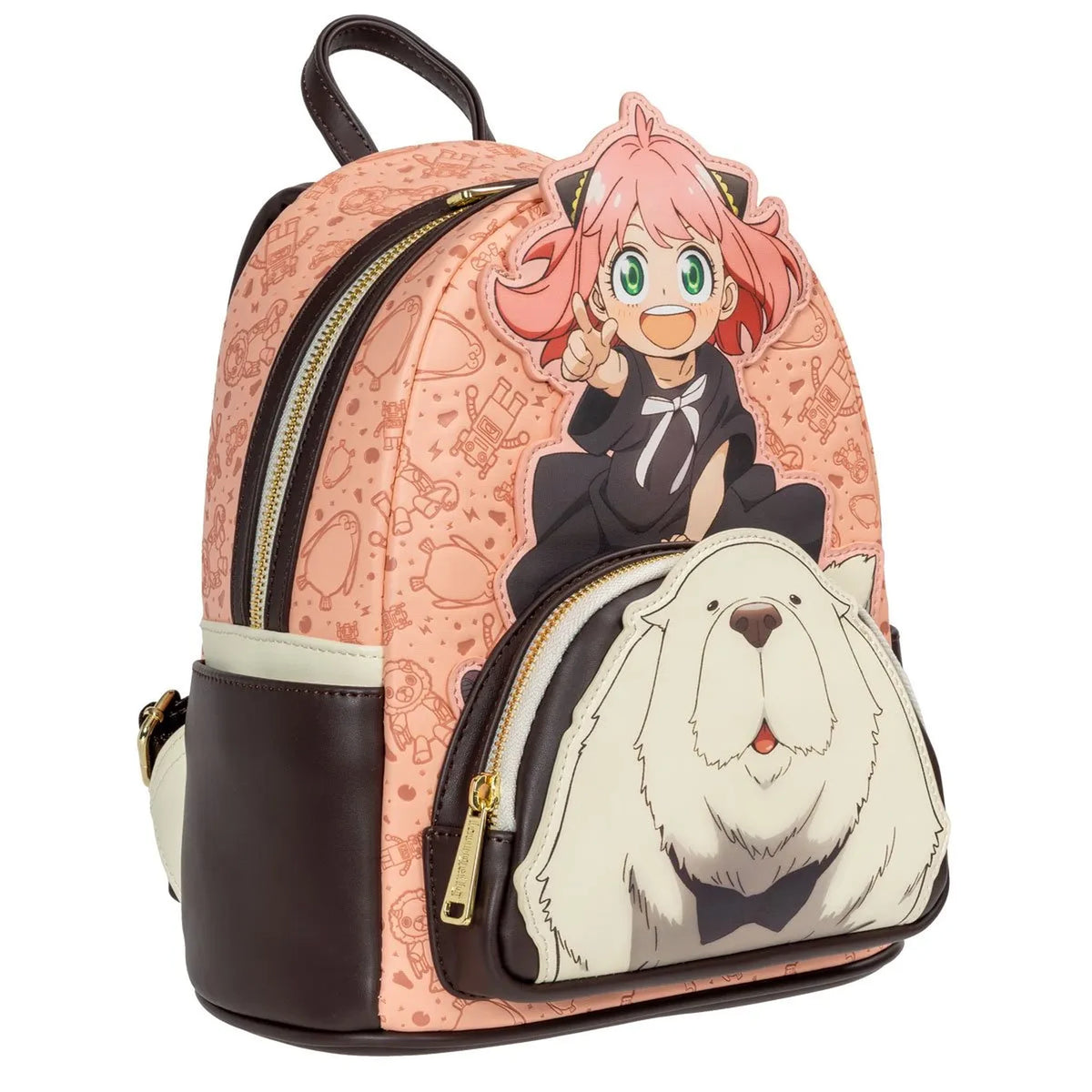 Loungefly Spy x Family Anya and Bond Mini-Backpack - Entertainment Earth Exclusive Front