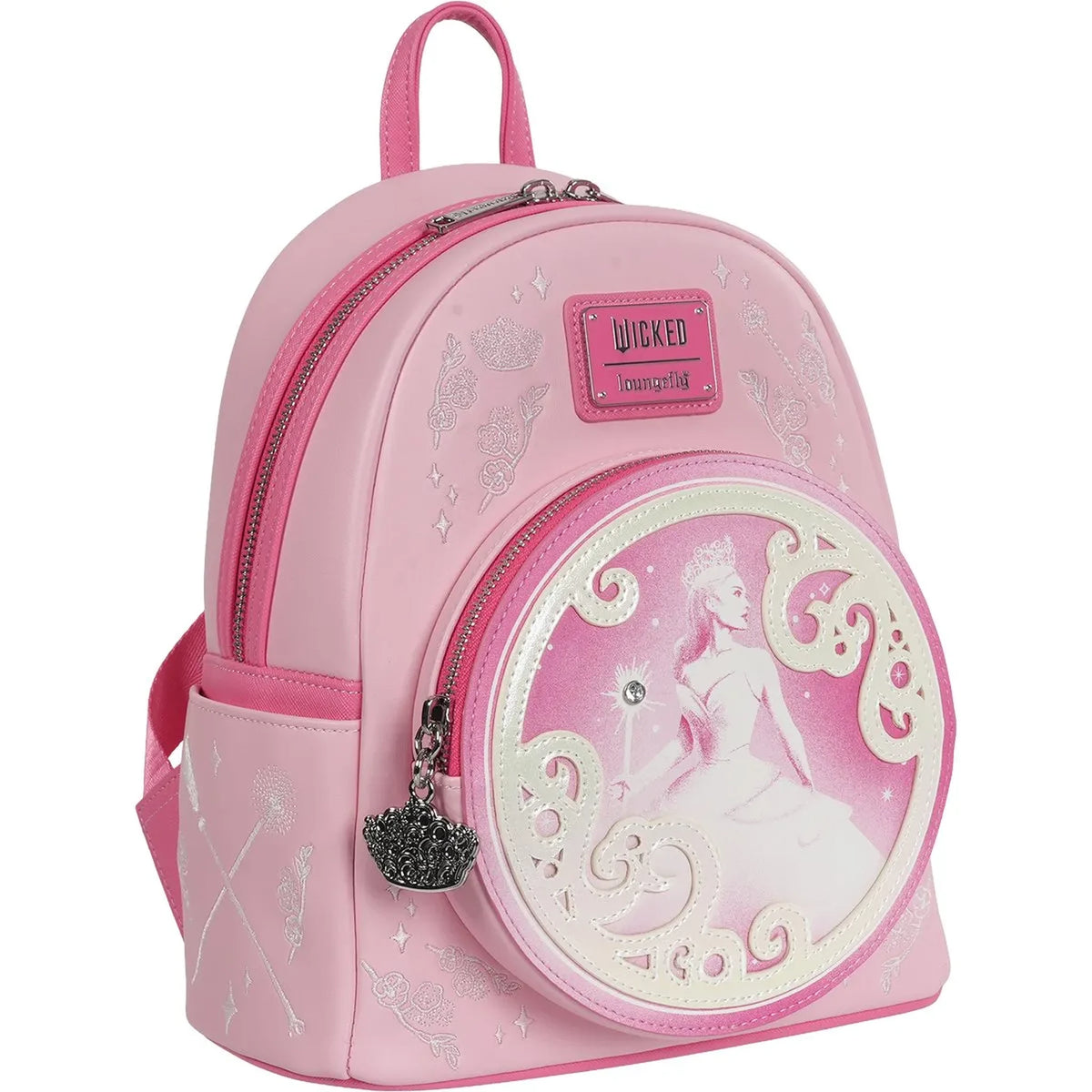 Loungefly Wicked Glinda Mini-Backpack - Entertainment Earth Exclusive Front